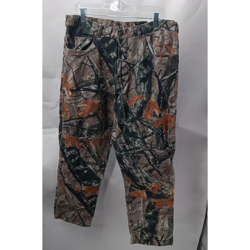 Wrangler Fusion 3-D Jeans Men's Size: 36 X 30 Camo Reinforced Knee Jeans 97GR1FS